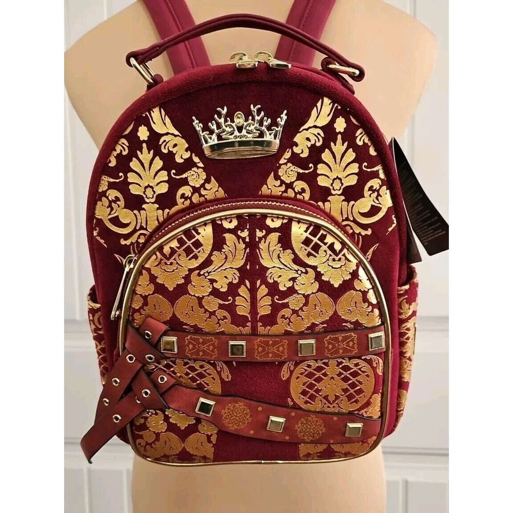 Loungefly NWT Game of Thrones King Joffrey Cosplay Mini Backpack Velour Crown